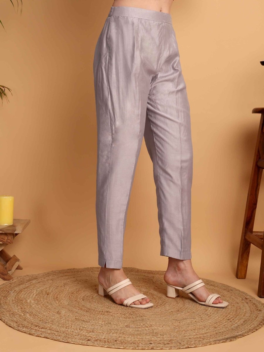 Rosy Brown Mughal - Inspired Printed Kurta Set – Handcrafted Elegance - CLOHI